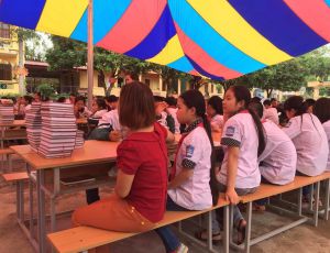 Các đơn vị trường học trên địa bàn huyện Bắc Quang Hưởng ứng ngày đọc sách